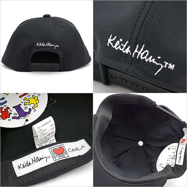 [新品・未使用] コーチ キャップ （キース・ヘリング コラボ） COACH】コーチ キースへリング 限定コラボ ジャガード レザー キャップ
