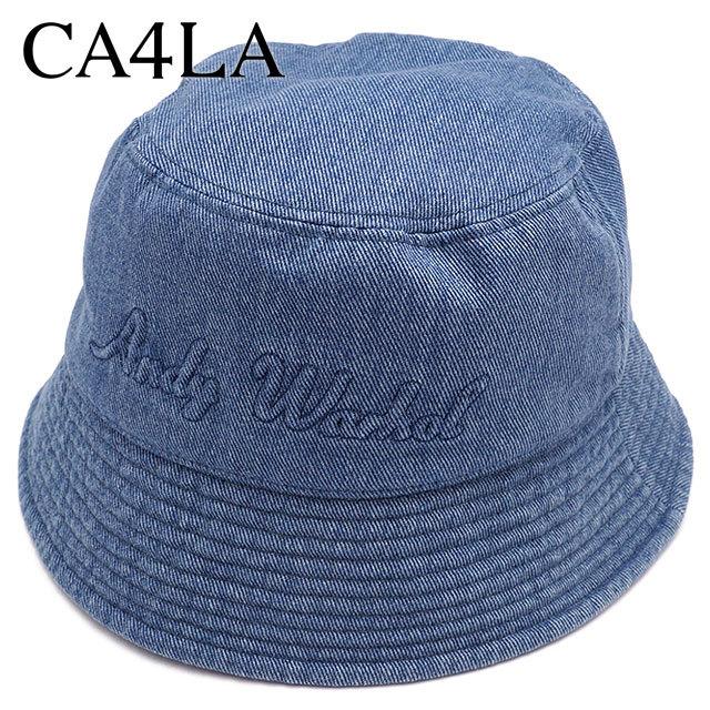 カシラ CA4LA アンディ・ウォーホル ロゴ デニムハット CAW00560 SS22 