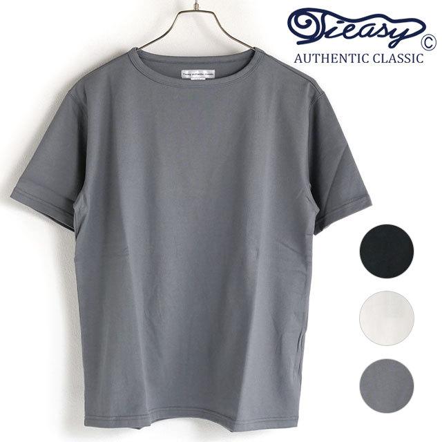 ティージー Tieasy サマーニット クルーTシャツ メンズ te500CR SS22 TIEASY SUMMER KNIT CREW T トップス 半袖｜mischief