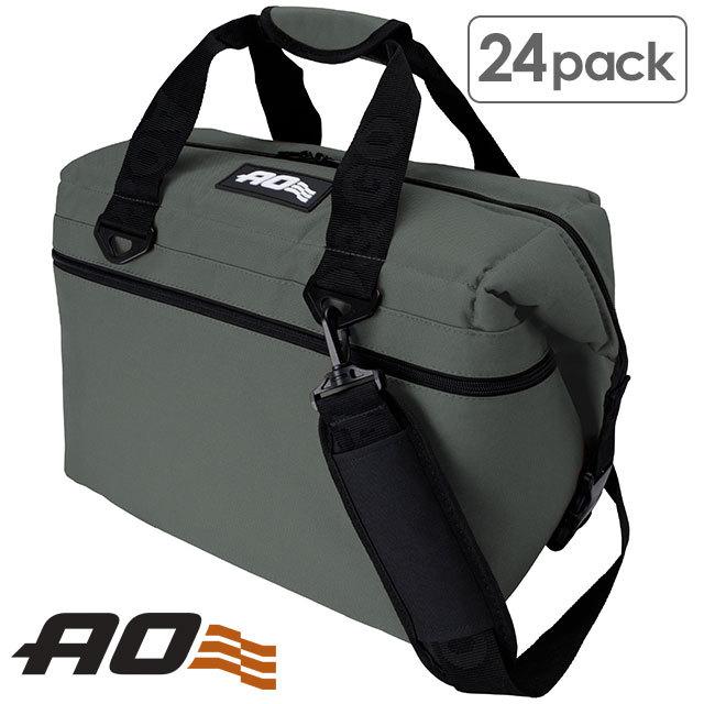 エーオークーラーズ AO Coolers 24パック キャンバス ソフトクーラー 23L AO24CH SS22 AOクーラーズ 驚異の保冷力 アウトドア キャンプ レジャー チャコール 灰｜mischief