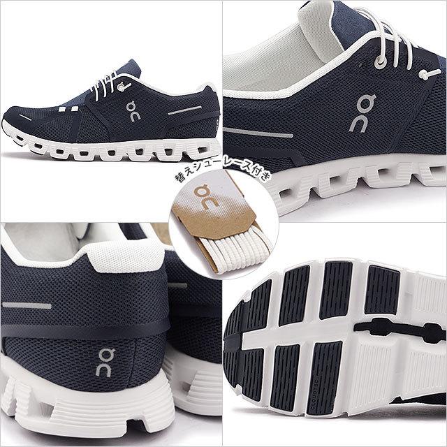 オン On メンズ クラウド5 スニーカー 59.98916 SS22 M Cloud 5 ランニングシューズ Midnight White 紺 ネイビー系 | On | 02