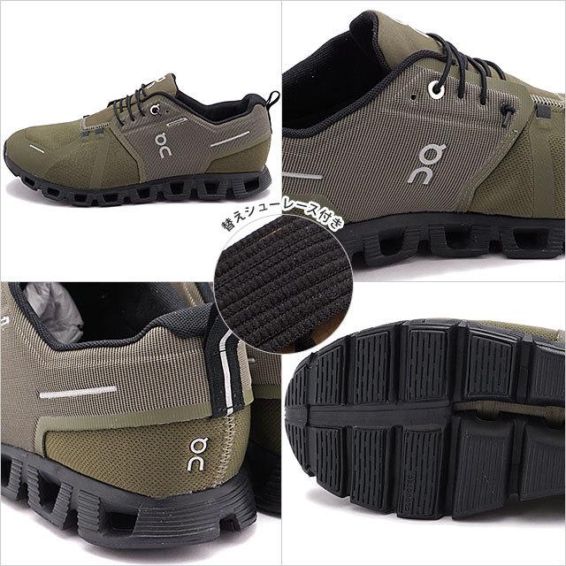 オン On メンズ クラウド5 ウォータープルーフ スニーカー 59.9884 SS22 M Cloud 5 Waterproof 防水 ランニングシューズ Olive Black カーキ系 正規取扱店 | On | 02
