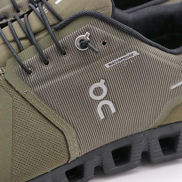オン On メンズ クラウド5 ウォータープルーフ スニーカー 59.9884 SS22 M Cloud 5 Waterproof 防水 ランニングシューズ Olive Black カーキ系 正規取扱店 | On | 03