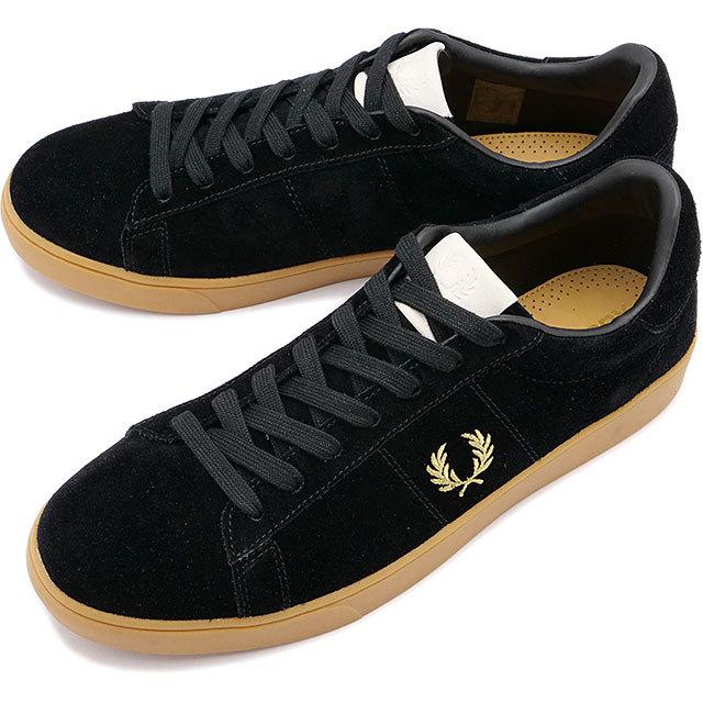 フレッドペリー FRED PERRY スペンサースエード スニーカー B3322-220 SS22Q2 SPENCER SUEDE メンズ・レディース 靴 BLACK 黒 ブラック系 | FRED PERRY