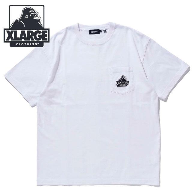 エクストララージ Xlarge メンズ ポケットtシャツ Su22 Embroidery Slanted Og S S Pocket Tee トップス 半袖 X Lage エックスラージ White ミスチーフ Paypayモール店 通販 Paypayモール