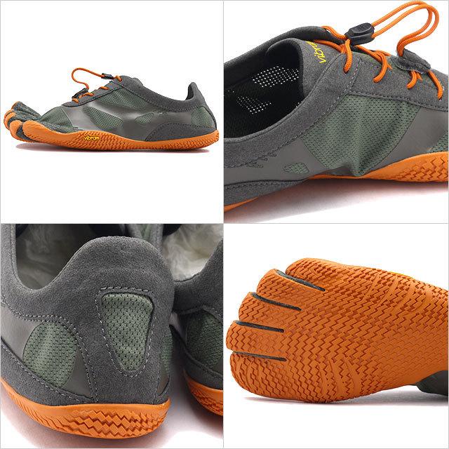 ビブラムファイブフィンガーズ Vibram FiveFingers メンズ 5本指シューズ 21M0701 M KSO EVO フィットネス ジム カジュアル Grey Orange 灰 グレー系 正規取扱店 | Vibram FiveFingers | 02