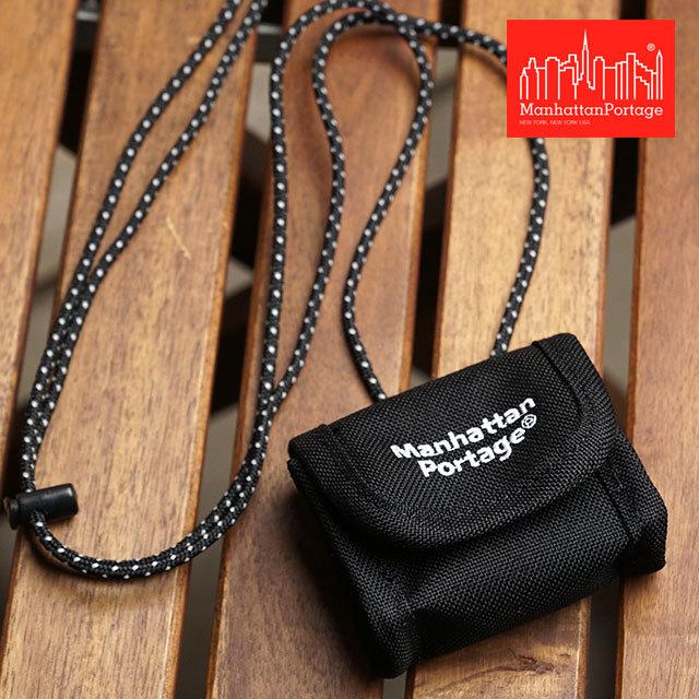 マンハッタンポーテージ Manhattan Portage コブルヒル エアポッズポーチ MP2018 Cobble Hill AirPods Pouch イヤホンポーチ Black 黒 ブラック系 正規取扱店 | Manhattan Portage | 01
