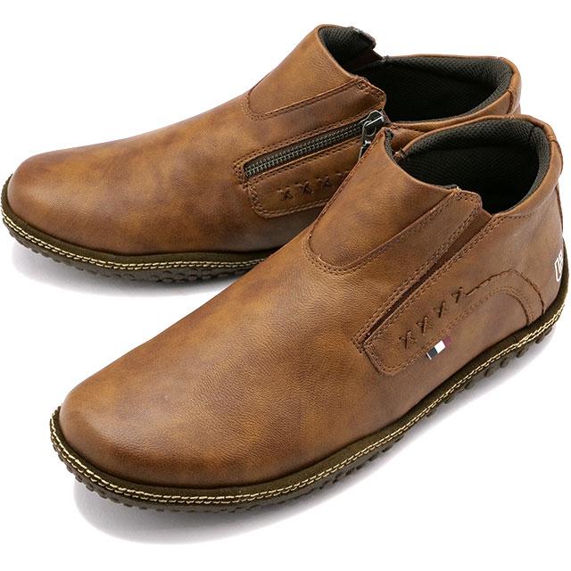 コンカラー conqueror shoes メンズ カジュアルスニーカー フォギー ウォーターテックス 22FW-FG01 FOGGY WATER-TEX 防水 スリッポン BROWN 茶 正規取扱店 | Conqueror Shoes