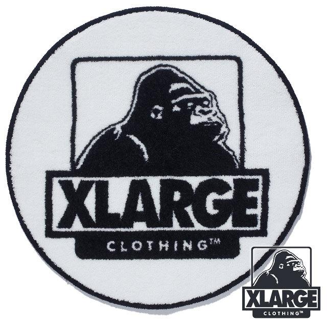 XLARGE（エクストラ ラージ） XLARGE 50×50cm ボックスロゴラグマット