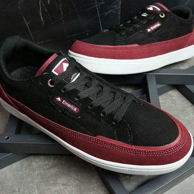 エメリカ EMERICA メンズ スニーカー ガンマ インディペンデント  HO22 GAMMA × INDEPENDENT コラボ スケートボーディングシューズ BLACK RED | Emerica | 01