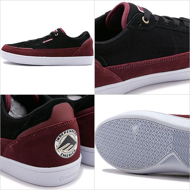 エメリカ EMERICA メンズ スニーカー ガンマ インディペンデント  HO22 GAMMA × INDEPENDENT コラボ スケートボーディングシューズ BLACK RED | Emerica | 02