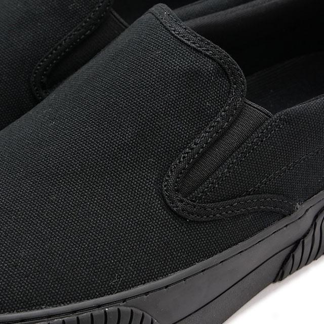 スラック フットウェア SLACK FOOTWEAR メンズ スニーカー スケイル SL2290-003 FW22 SCALE キャンバススリッポン BLACK BLACK | SLACK FOOTWEAR | 03