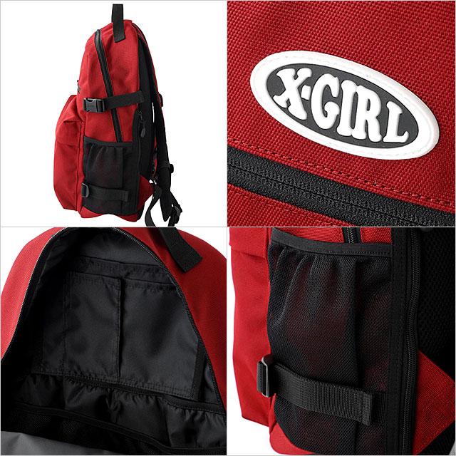X-girl バーガンディ 通学 リュック X-girl バーガンディ 通学 リュック X-girl（エックスガール）の
