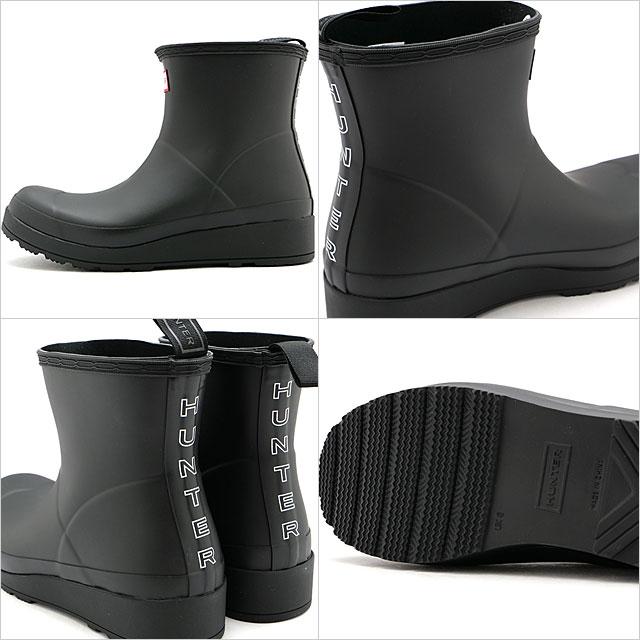 返品交換送料無料 ハンター HUNTER レディース プレイショート ハンター バックストラップ WFS2236RMA W PLAY SHORT HUNTER BACKSTRAP 長靴 防水 black white | HUNTER | 02