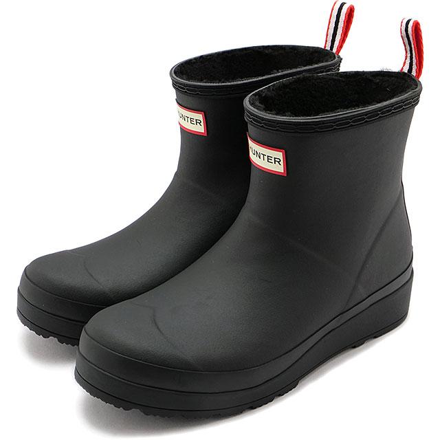 ハンター HUNTER レディース プレイショート シェルパ インシュレイテッド WFS2235RMA FW22 W PLAY SHORT SHERPA INSULATED ラバーブーツ 長靴 防水 black | HUNTER