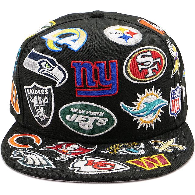 ニューエラ NEWERA キャップ NFLチームロゴ 13356218 FW22 9FIFTY NFL メンズ・レディース 帽子 CAP 黒