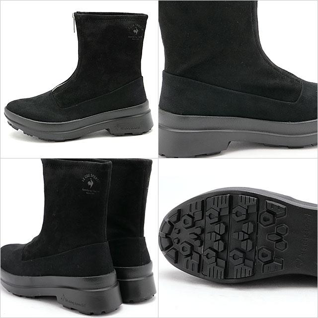 ルコック le coq sportif レディース ショートブーツ ベレー IV FZ QL3UJD96BK FW22Q4 BELLEY IV FZ 防水 レインブーツ ブラック | le coq sportif | 02