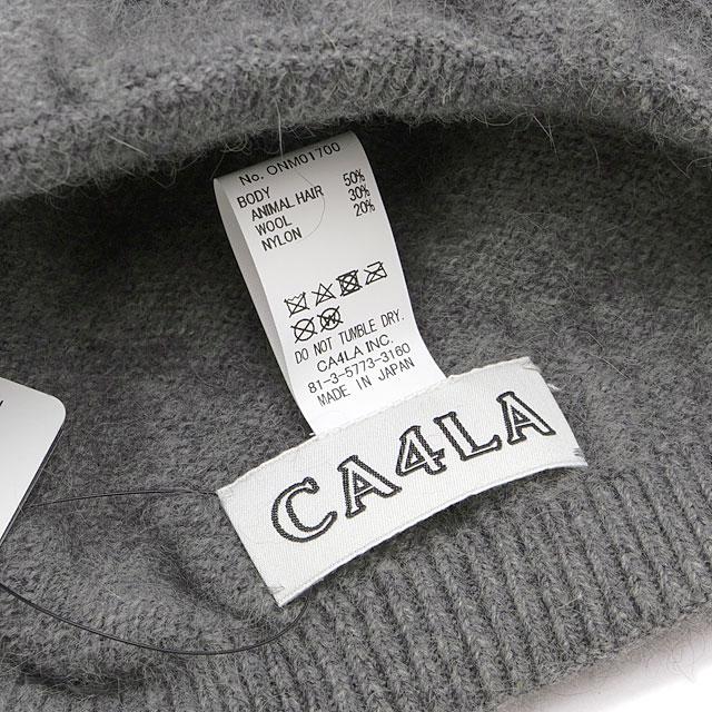 カシラ CA4LA レディース ベレー帽  FW22 MARCO RA 帽子 フリーサイズ ニットベレー GRY｜mischief｜03