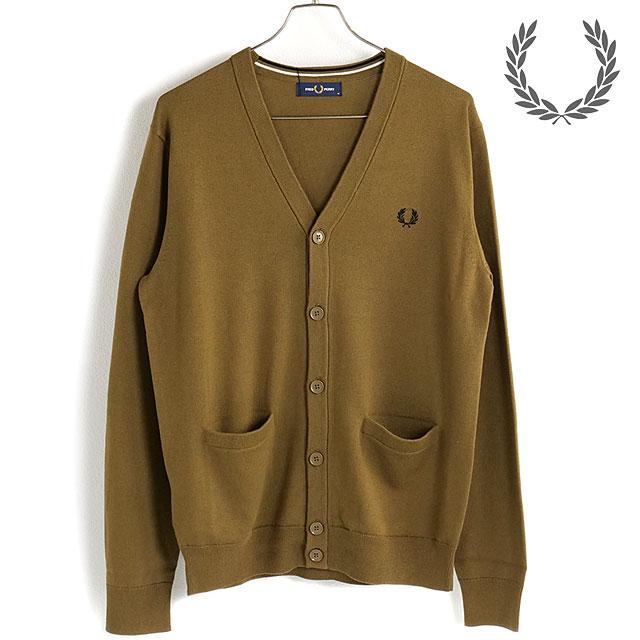 沖縄・離島除く全国届 フレッドペリー FRED PERRY ニット カーディガン