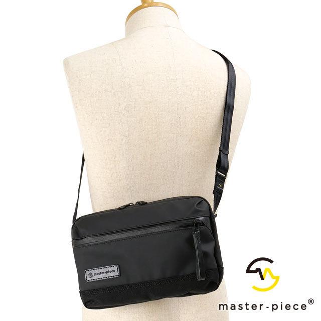 マスターピース master-piece メンズ スリック ショルダーバッグ 02486 slick-v2 日本製 ショルダーポーチ ブラック 正規取扱店 | master-piece