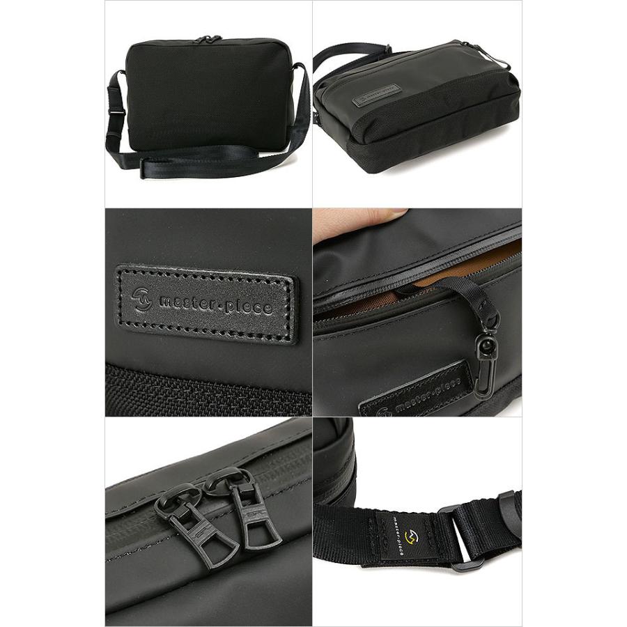 マスターピース master-piece メンズ スリック ショルダーバッグ 02486 slick-v2 日本製 ショルダーポーチ ブラック 正規取扱店 | master-piece | 02