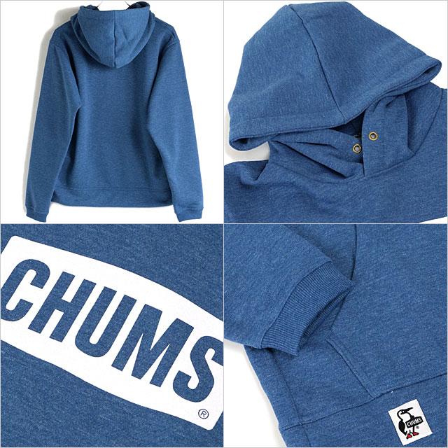 CHUMS（チャムス） メンズ チャムスロゴプルオーバーパーカーデニム
