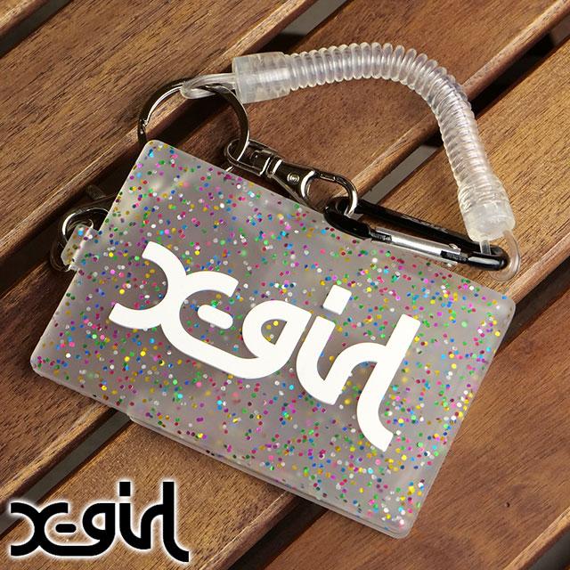 X-girl エックスガール ミルズロゴ ラバーパスケース