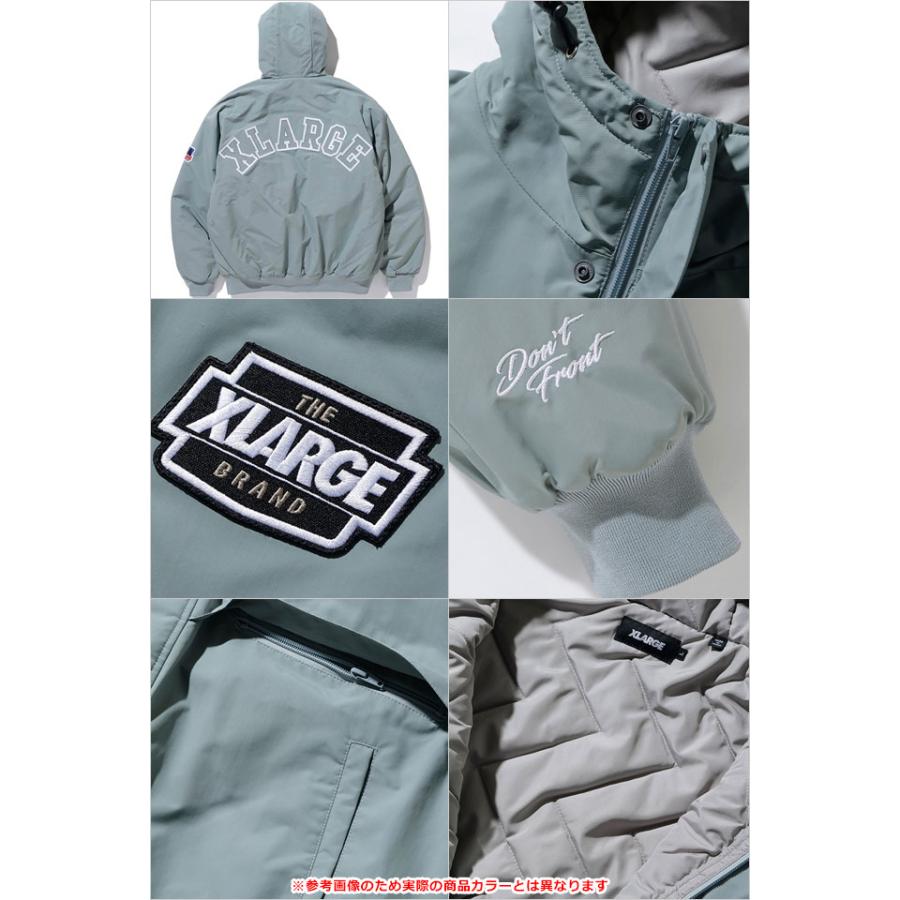 エクストララージ XLARGE メンズ ナイロン パファージャケット 101223021005 FW22 NYLON PUFFER JACKET xlarge エックスラージ BLACK | XLARGE | 02