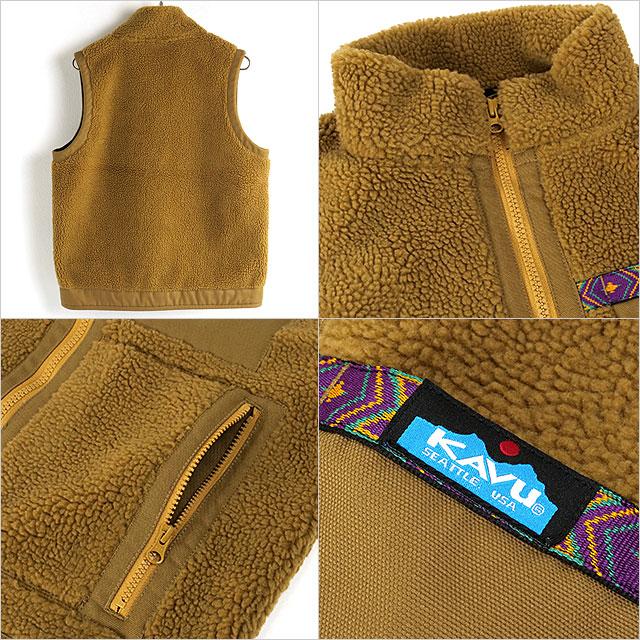 KAVU（カブー） メンズ ボアベスト 19821105 FW22 Boa Vest アウトドア 