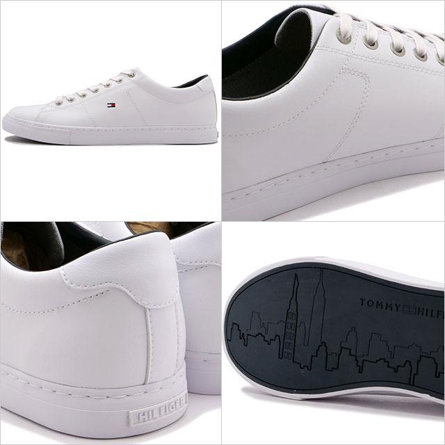 トミーヒルフィガー TOMMY HILFIGER メンズ スニーカー エッセンシャルレザースニーカー FM02157-100 FW22 ESSENTIAL LEATHER SNEAKER WHITE 白 ホワイト系｜mischief｜03