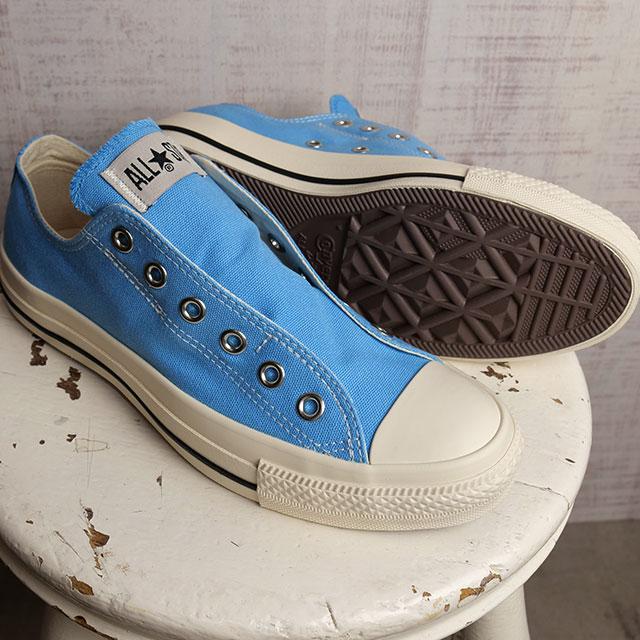 コンバース CONVERSE スニーカー オールスター スリップ 3 ローカット 31308280 SS23 ALL STAR SLIP III OX メンズ・レディース スリッポン ライトブルー | CONVERSE | 01