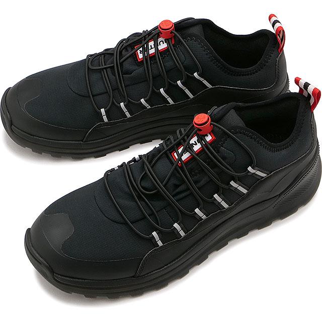 ハンター HUNTER メンズ スニーカー トラベルミッドトレーナー MFK1000PTP-BLK TRAVEL MID TRAINER 靴 防水 オールシーズン対応 black 正規取扱店