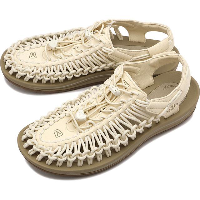 返品交換送料無料 キーン KEEN メンズ サンダル ユニーク 1028173 M UNEEK 靴 キャンプ アウトドア White-Cap Cornstalk 正規取扱店