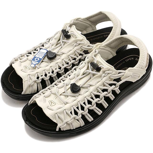 返品交換送料無料 キーン KEEN レディース サンダル ユニーク ツー オーティー 1028576 W UNEEK II OT 靴 スライドサンダル Silver-Birch Black 正規取扱店