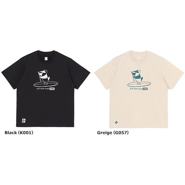 Amazon | [チャムス] レトロ Booby Sup Dry T-Shirt メンズ