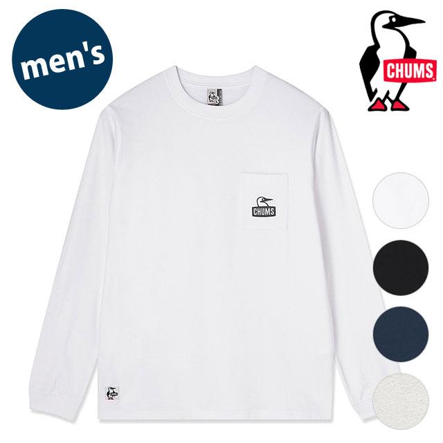 CHUMS ブービーフェイスポケットブラッシュドロングスリーブTシャツ 4