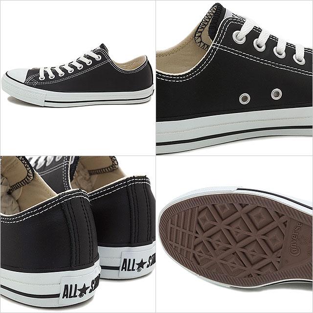CONVERSE コンバース オールスター CONVERSE（コンバース） レザー オールスター ローカット ブラック