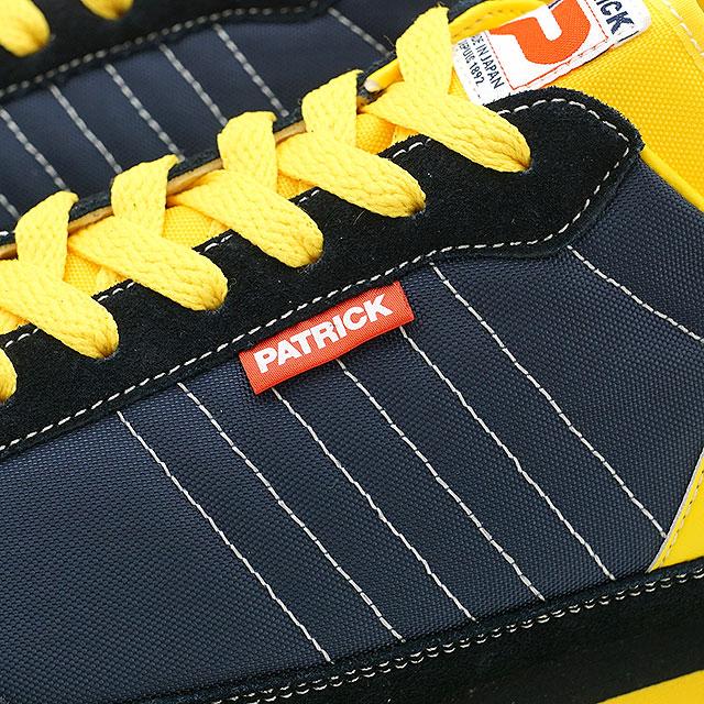 PATRICK ネイビー/イエロー スニーカー PATRICK（パトリック） スニーカー 靴 マラソン ネイビー 9422 返品