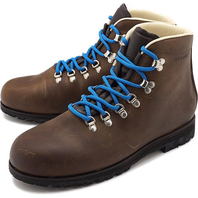 メレル Merrell 靴 トレッキングブーツ レザー Brown Mogano 1027 Shoetime 通販 Yahoo ショッピング