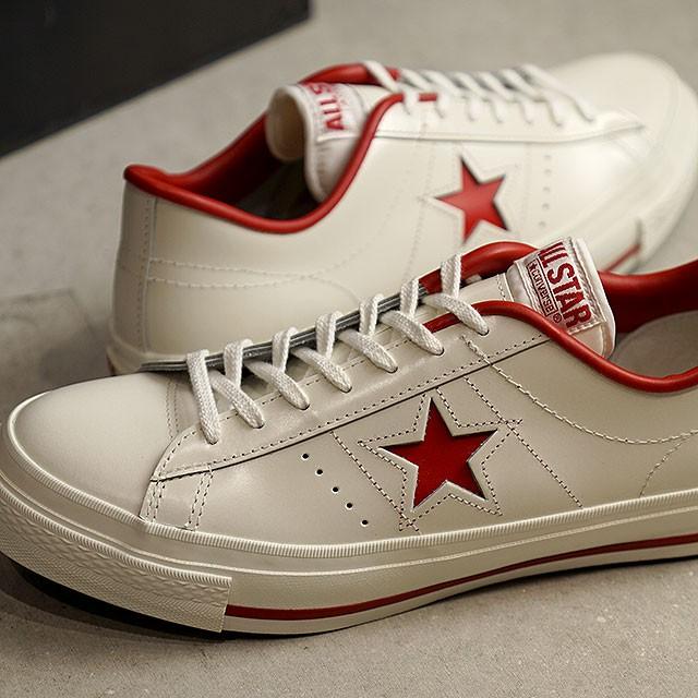CONVERSE コンバース ONE STAR J ワンスター ホワイト/レッド