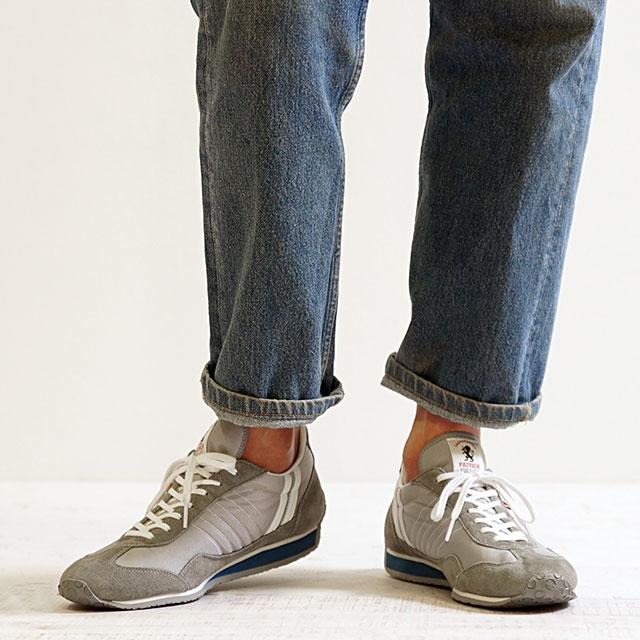 【当店限定復刻モデル】パトリック スニーカー PATRICK メンズ・レディース 日本製 靴 STADIUM スタジアム FALLS シルバー系 [23454] PATRICK（パトリック） 当店限定復刻モデル 返品送料無料 スニーカー