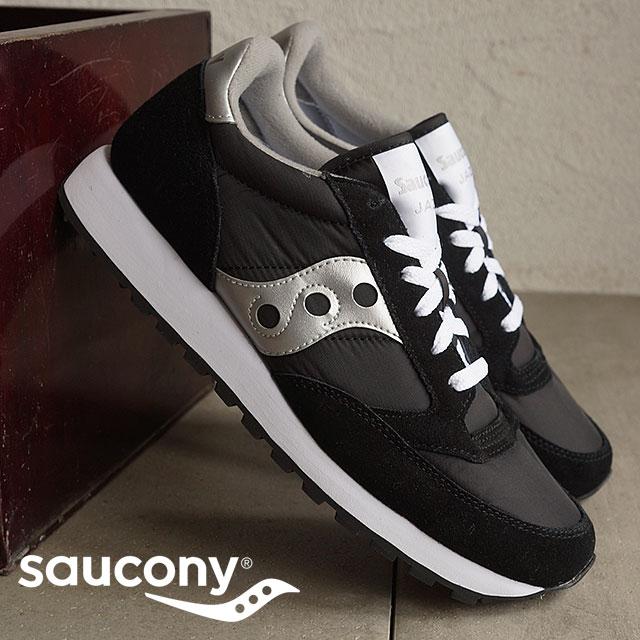 サッカニー メンズ レディース スニーカー 靴 ジャズ オリジナル Saucony Original Jazz Original Black Silver 44 1 Ss16 Shoetime 通販 Yahoo ショッピング