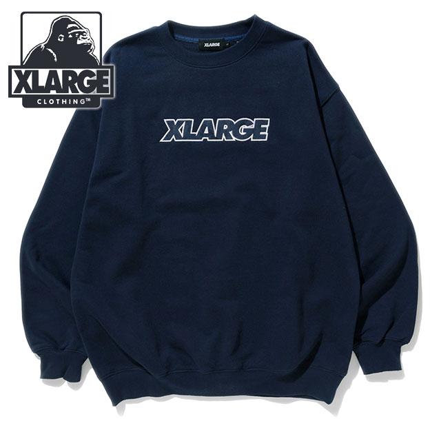 XLARGE エクストララージ メンズ スタンダードロゴクルーネック XLARGE エクストララージ メンズ スタンダードロゴクルーネック