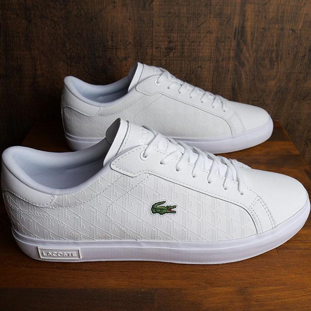 Lacoste テニスシューズ ホワイト/ネイビー LACOSTE ラコステ スニーカー CARNABY SETCGR1251 AP SMA