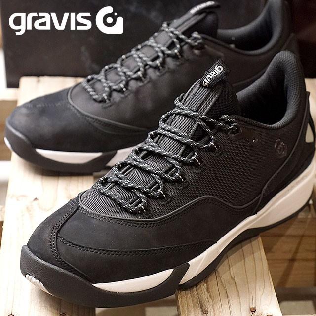 gravis（グラビス） スニーカー メンズ KONA コナ BLACK/WHITE 01030