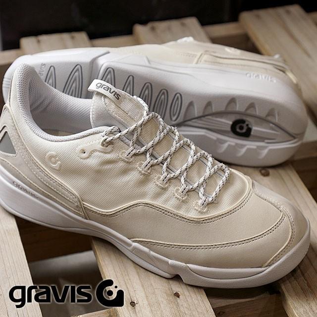 Gravis グラビス スニーカー メンズ Kona コナ White Fw17 Shoetime 通販 Yahoo ショッピング