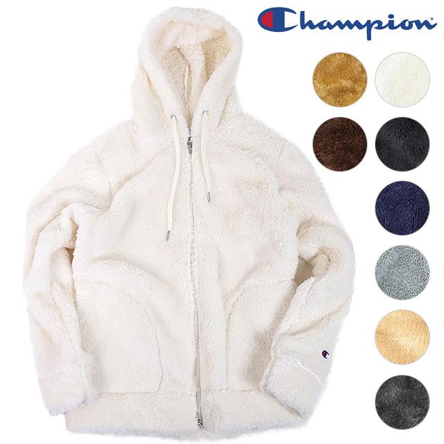 Champion×RCWBコラボ Championフリースジップパーカーベージュ Champion（チャンピオン） ボアフリース ジップパーカー メンズ