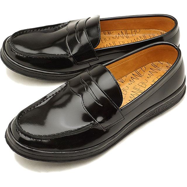 Manebu マネブ レザーシューズ Vovo Face Skin ボボ コインローファー スニーカー 靴 ソ ル Black メンズ Mnb 002b Shoetime 通販 Yahoo ショッピング