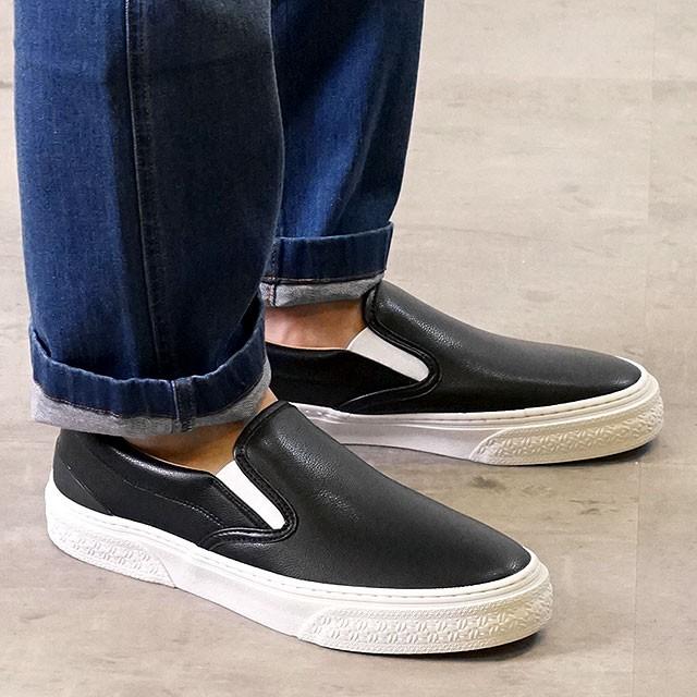 スラック Slack カーマー Lx スリップオン Calmer Lx Slip On スニーカー 靴 スリッポン メンズ レディース Black White Sl1225 001 Ss18 Shoetime 通販 Yahoo ショッピング