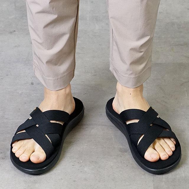 テバ Teva メンズ サンダル M Voya Slide ボヤ スライドBLK 1099272B｜mischiefstyle